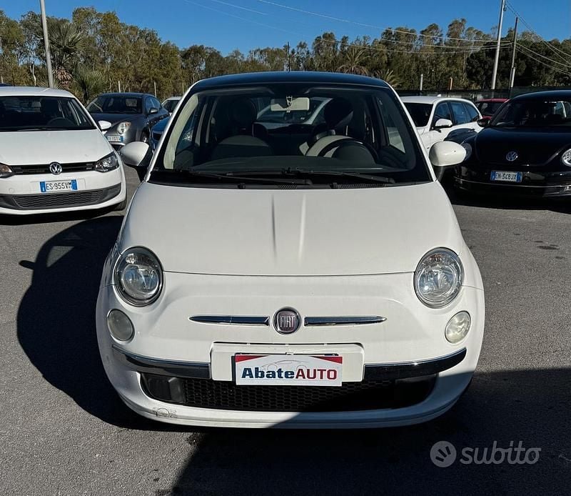 Usata Fiat 500 Lounge 95 CV (69 kW) 2012 Bianco Berlina
