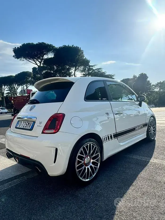 Usata Abarth 595 Turismo 160 CV (117 kW) 2016 Bianco Berlina