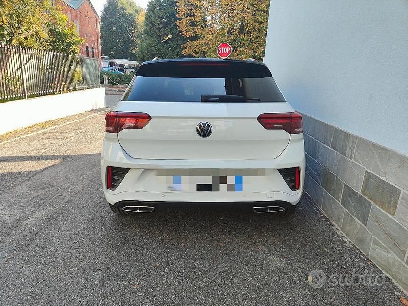 Usata VW T-Roc R-line Plus 150 CV (110 kW) 2021 Bianco SUV