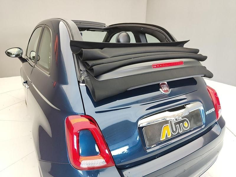 Usata Fiat 500C Dolcevita 70 CV (51 kW) 2024 Blu dipinto di blu / capote nera Cabrio