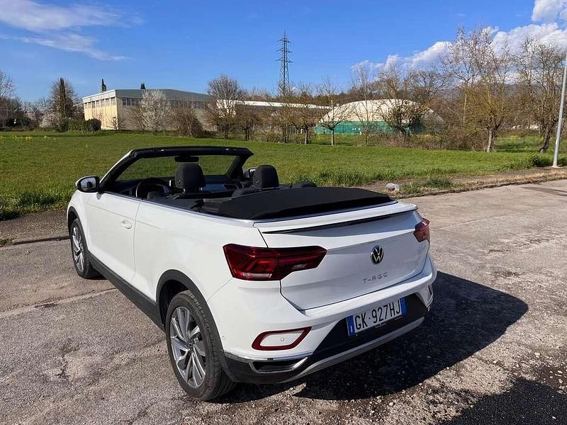 Usata VW T-Roc Cabriolet 110 CV (80 kW) 2022 Bianco Cabrio
