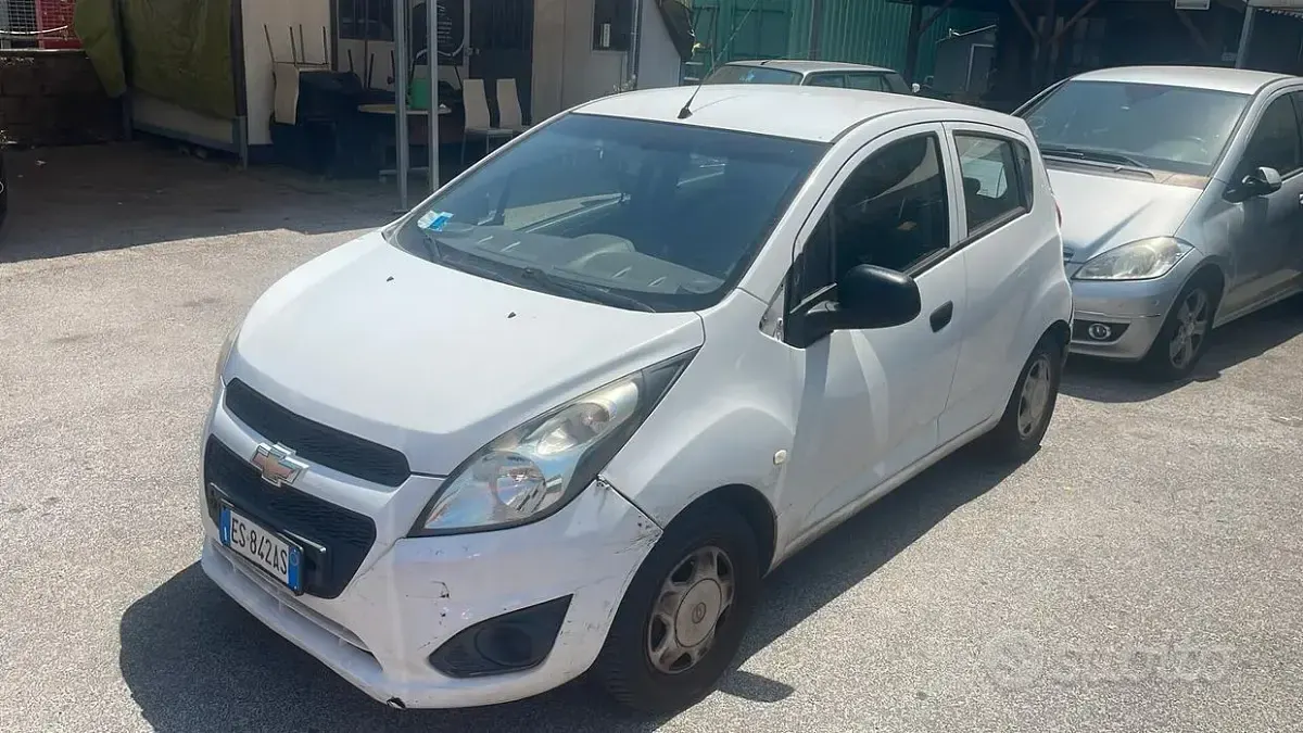 Usata Chevrolet Spark LT 65 CV (47 kW) 2013 Bianco Utilitaria