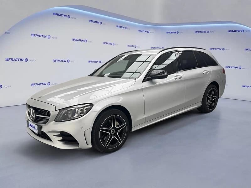 Usata Mercedes C220 Premium 194 CV (142 kW) 2019 Argento Station wagon