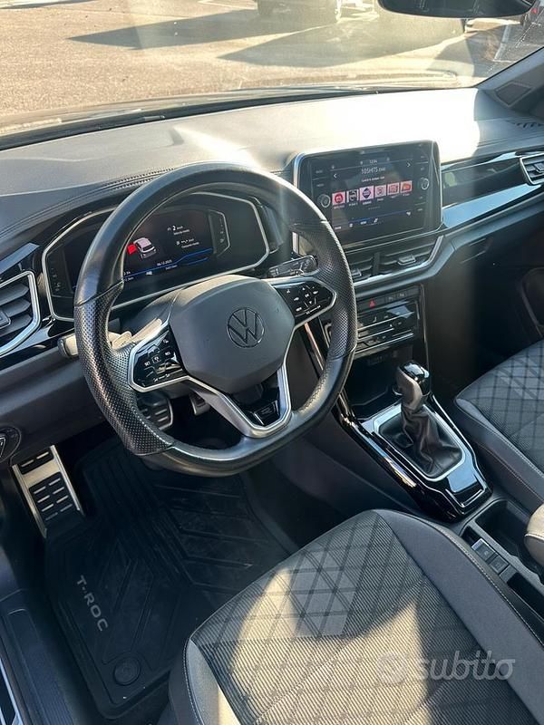 Usata VW T-Roc R-line 150 CV (110 kW) 2022 Grigio SUV