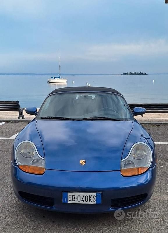Usata Porsche 986 Boxster 1997 Blu Cabrio