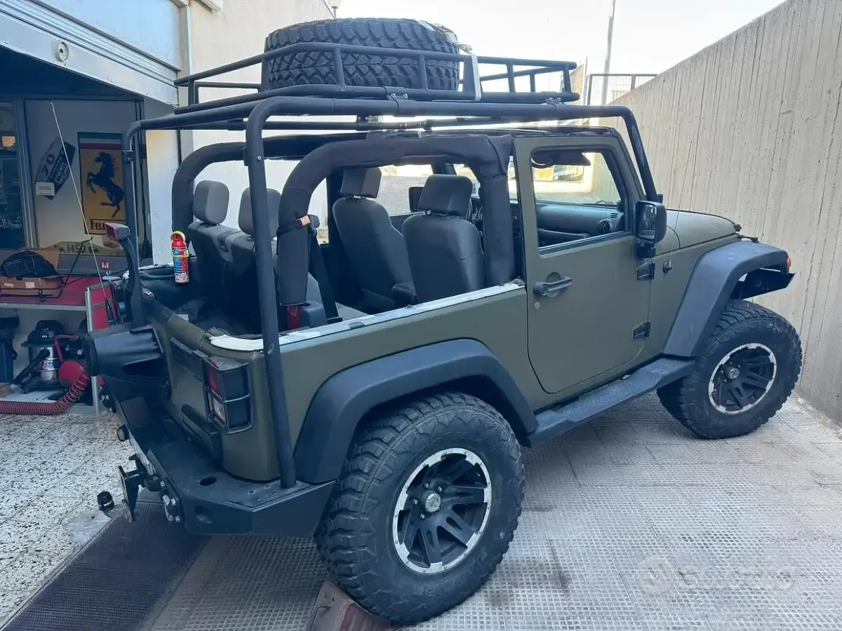 Usata Jeep Wrangler 177 CV (130 kW) 2007 Verde SUV