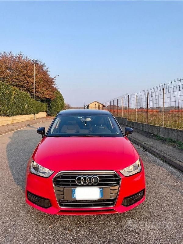 Usata Audi A1 Sport 90 CV (66 kW) 2016 Rosso Utilitaria