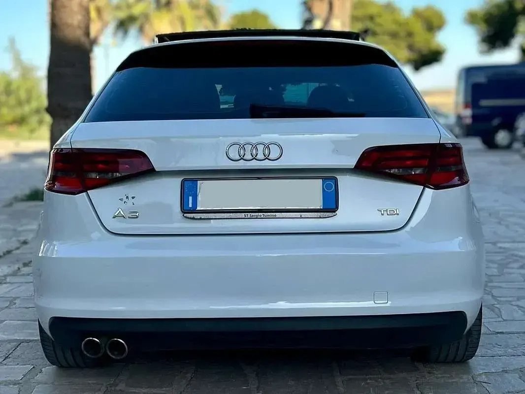 Usata Audi A3 Ambition 150 CV (110 kW) 2013 Bianco Berlina