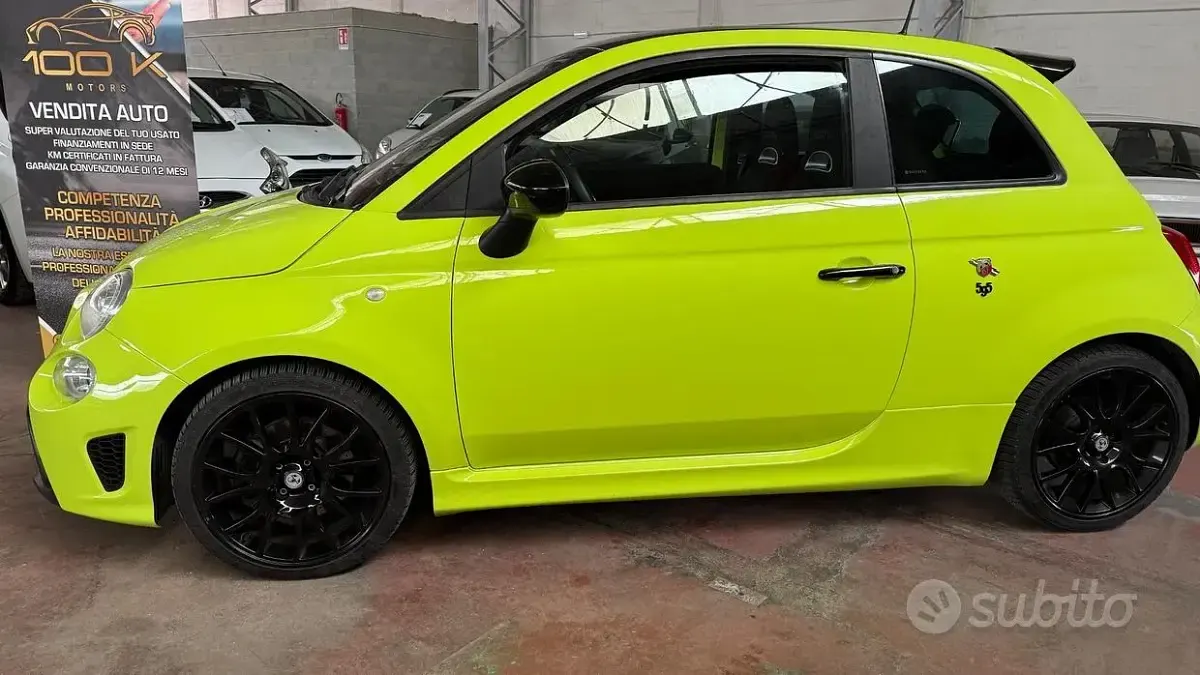 Usata Abarth 595 Pista 165 CV (121 kW) 2020 Verde Berlina