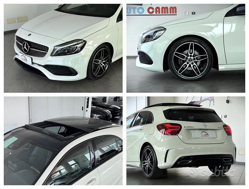 Usata Mercedes A200 Premium 136 CV (100 kW) 2018 Bianco Berlina