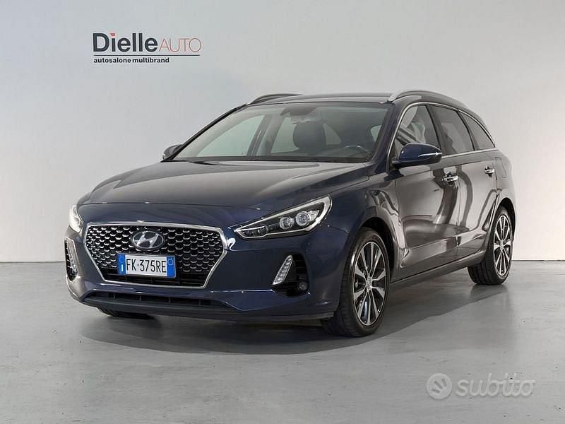 Usata Hyundai i30 Style 136 CV (100 kW) 2017 Blu Station wagon