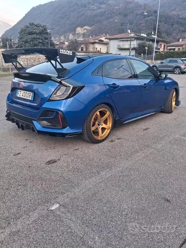 Usata Honda Civic Sport Plus 240 CV (176 kW) 2020 Blu Berlina