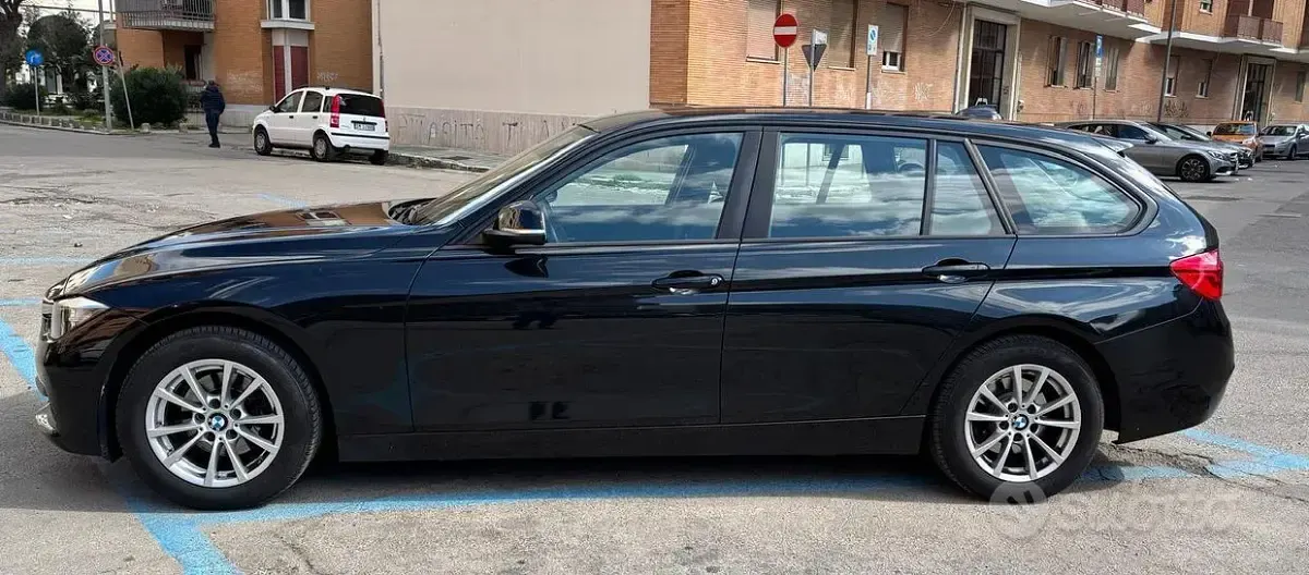 Usata BMW 316 Advantage 116 CV (85 kW) 2016 Nero Station wagon