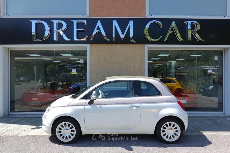 Usata Fiat 500 69 CV (50 kW) 2018 Bianco Cabrio