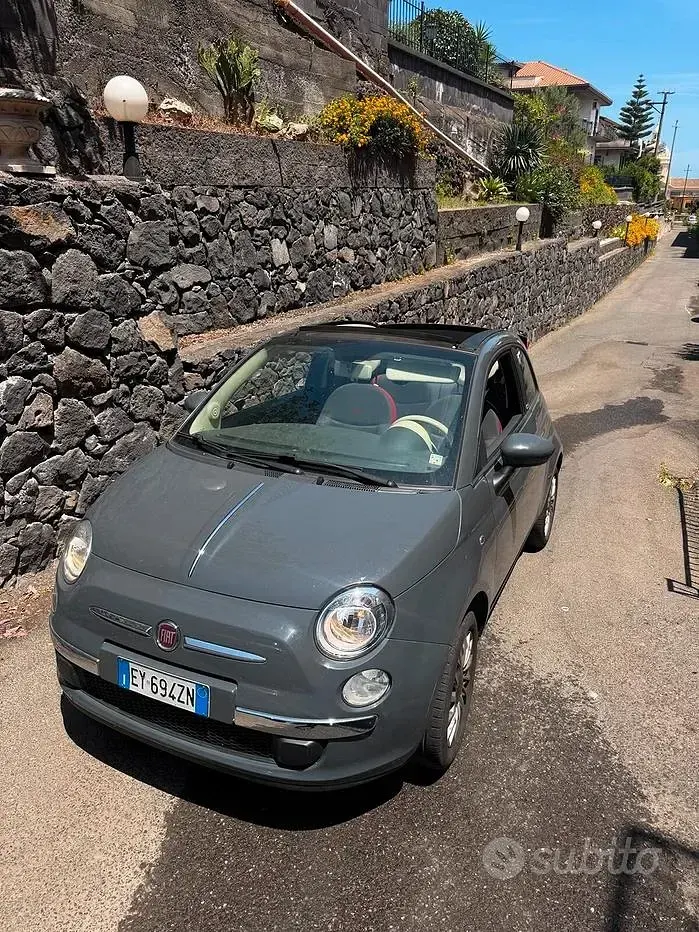 Usata Fiat 500C 95 CV (69 kW) 2015 Grigio Cabrio