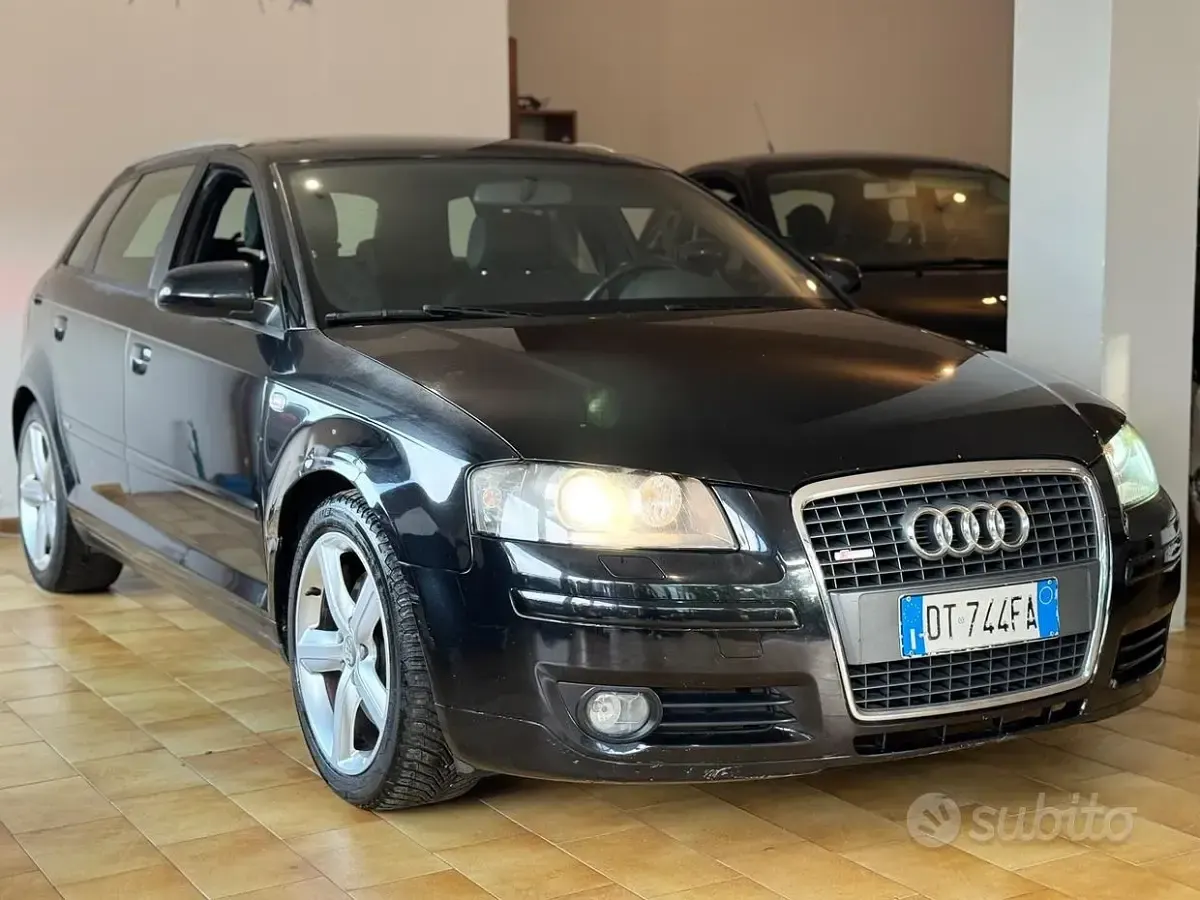 Usata Audi A3 Ambiente 170 CV (125 kW) 2008 Nero Utilitaria
