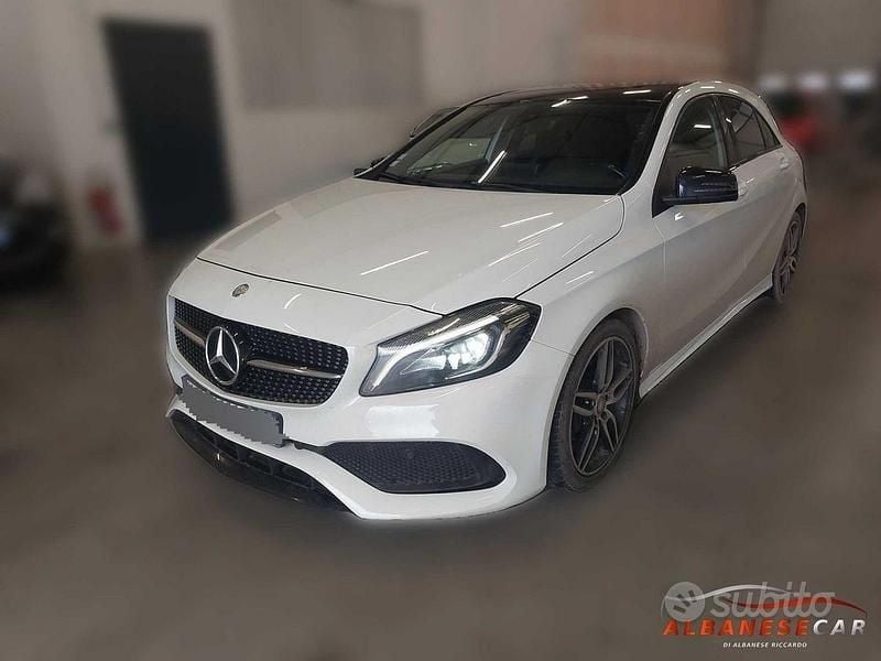 Usata Mercedes A200 Premium 136 CV (100 kW) 2016 Bianco Berlina