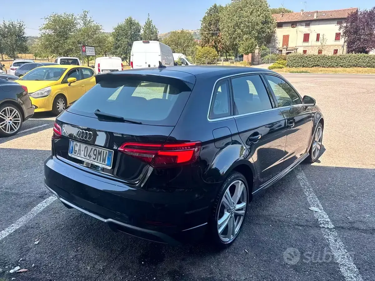 Usata Audi A3 S-Line 150 CV (110 kW) 2020 Nero Berlina