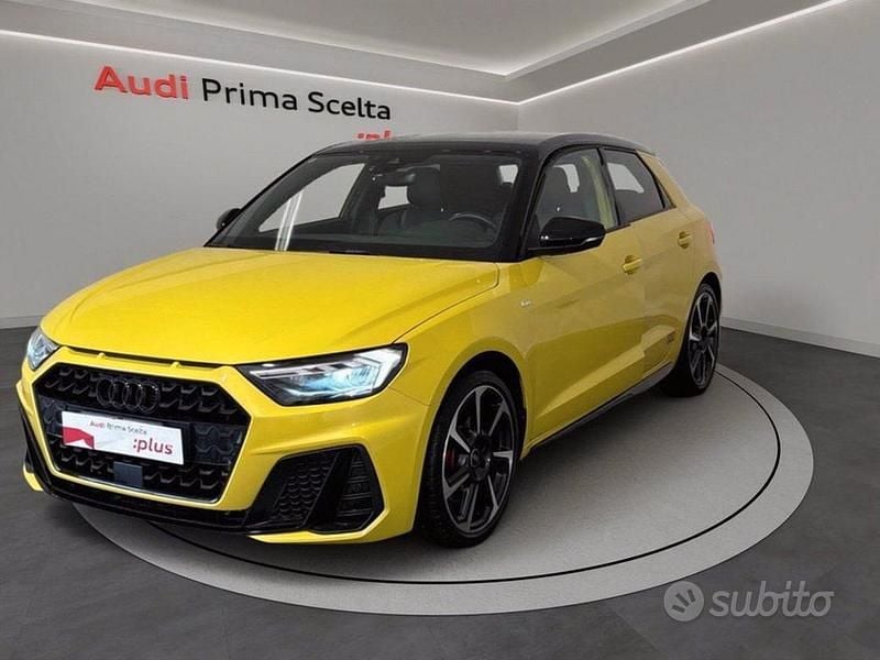 Giallo Usata 2021 Audi A1 Sportback Competition Utilitaria | 25.500 € (Buon prezzo) - Immagine 1/4