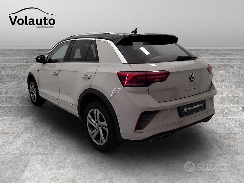 Usata VW T-Roc R-line 110 CV (80 kW) 2022 Beige SUV