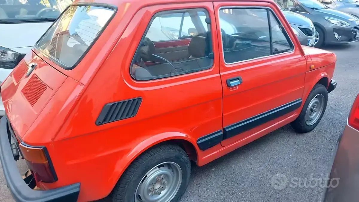 Usata Fiat 126 24 CV (17 kW) 1982 Rosso Utilitaria