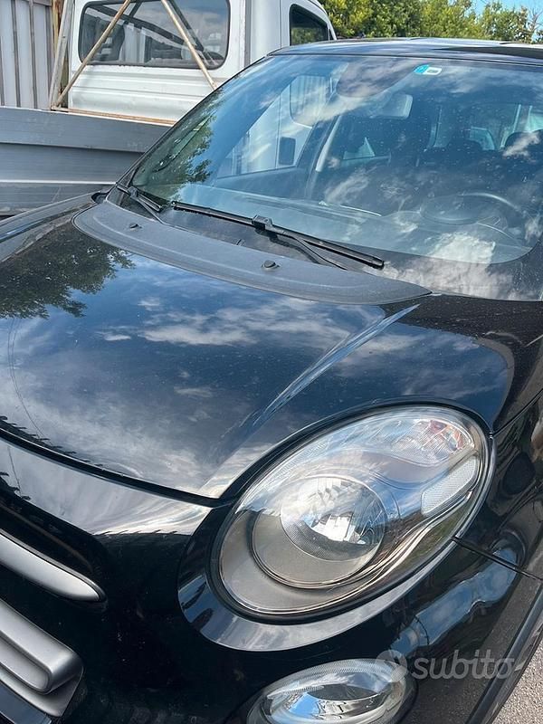 Usata Fiat 500L Cross 95 CV (69 kW) 2017 Nero Monovolume