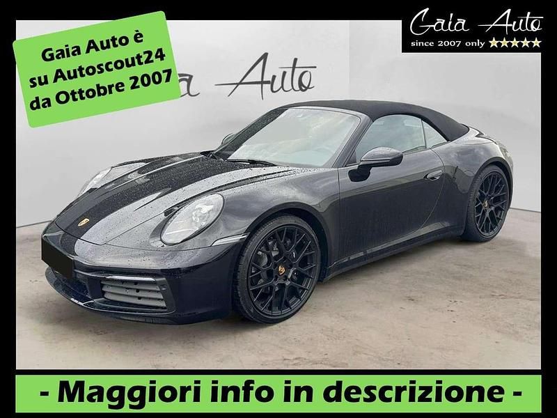 Nero Usata 2023 Porsche 911 Carrera Cabriolet Cabrio | 134.800 € (Buon prezzo) - Immagine 1/4