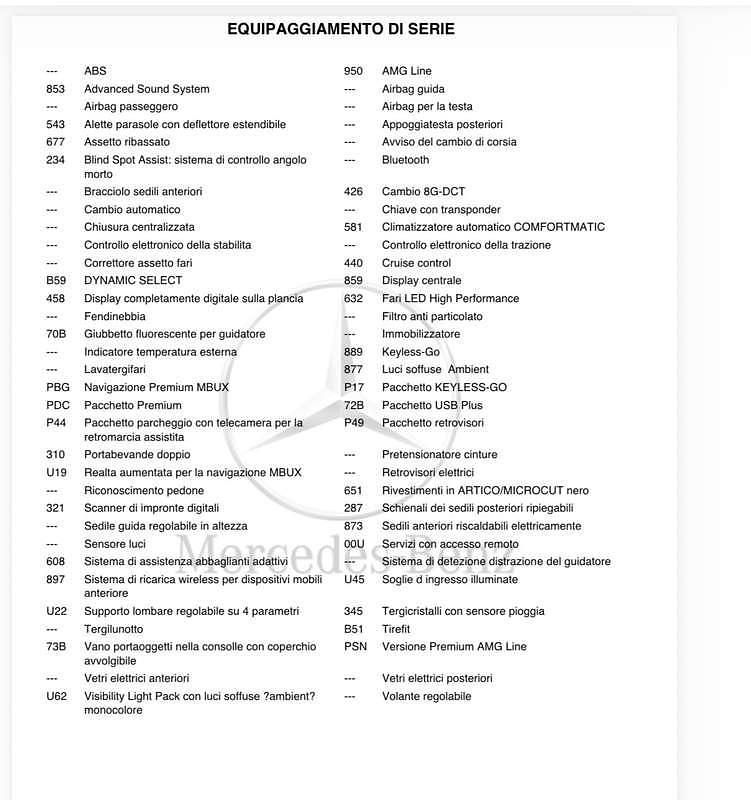 Usata Mercedes A200 AMG Line Premium 150 CV (110 kW) 2025 Berlina