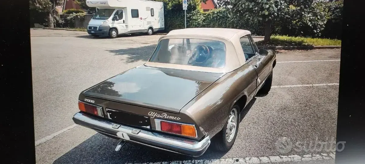Usata Alfa Romeo 2000 1970 Cabrio