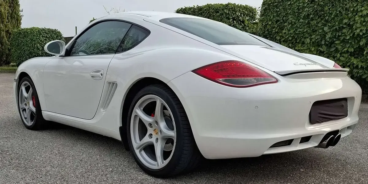 Usata Porsche Cayman S 320 CV (235 kW) 2010 Bianco Coupé