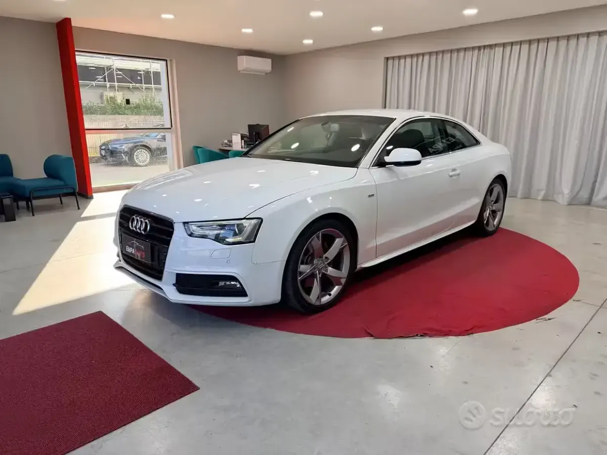 Usata Audi A5 S-Line 245 CV (180 kW) 2012 Bianco Coupé
