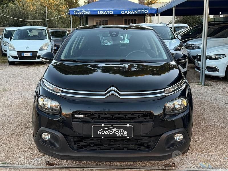 Usata Citroën C3 PureTech 82 CV (60 kW) 2017 Nero Berlina