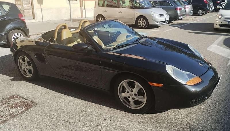 Usata Porsche 986 Boxster 204 CV (150 kW) 1999 Nero Cabrio