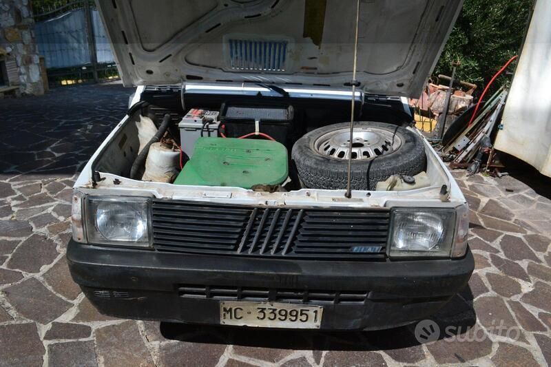 Usata Fiat Panda 34 CV (25 kW) 1991 Bianco Utilitaria