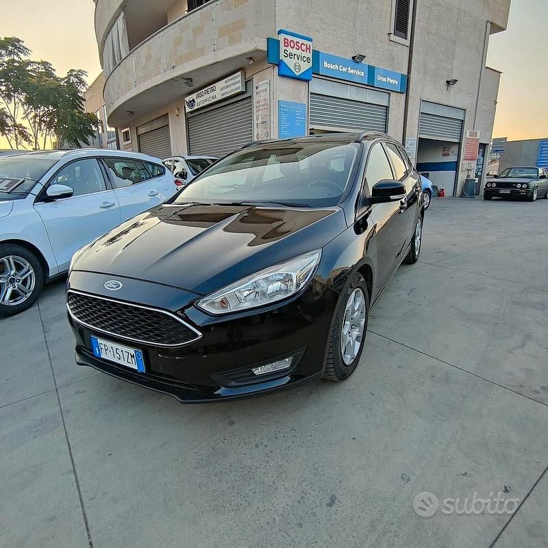 Usata Ford Focus S 95 CV (69 kW) 2018 Nero Station wagon