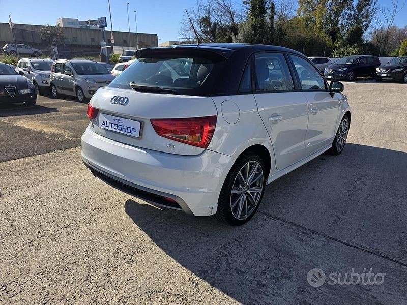 Usata Audi A1 Attraction 89 CV (65 kW) 2014 Bianco Utilitaria