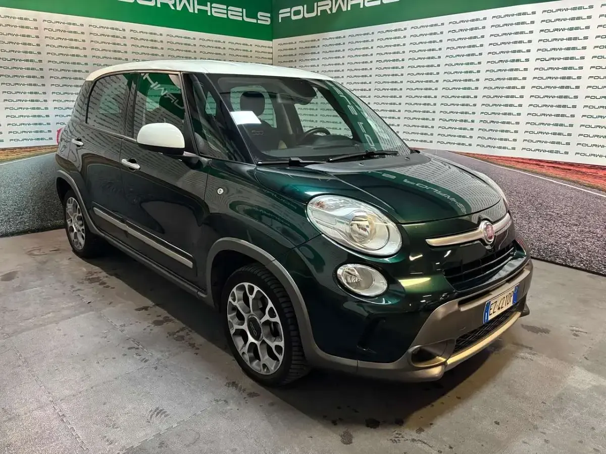Usata Fiat 500L Trekking 84 CV (61 kW) 2015 Verde Monovolume