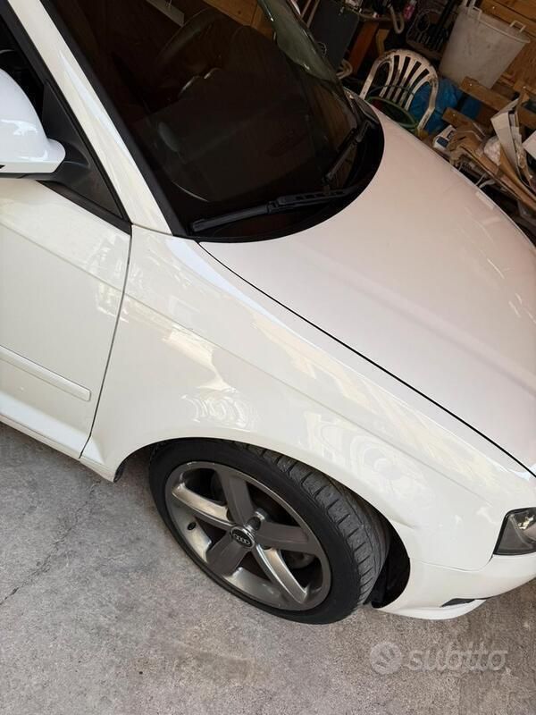 Usata Audi A3 140 CV (102 kW) 2009 Bianco Berlina
