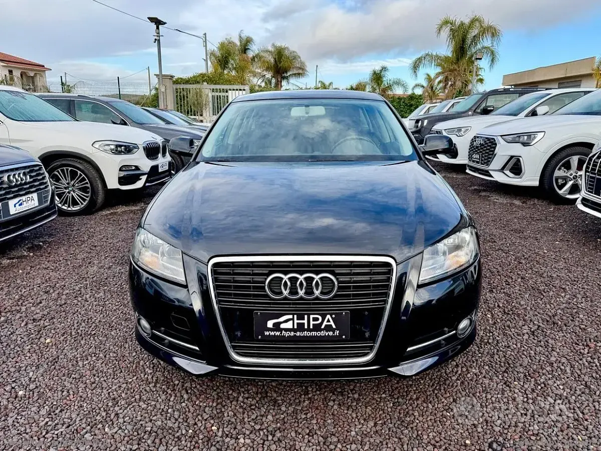 Usata Audi A3 Ambition 140 CV (102 kW) 2011 Nero Utilitaria