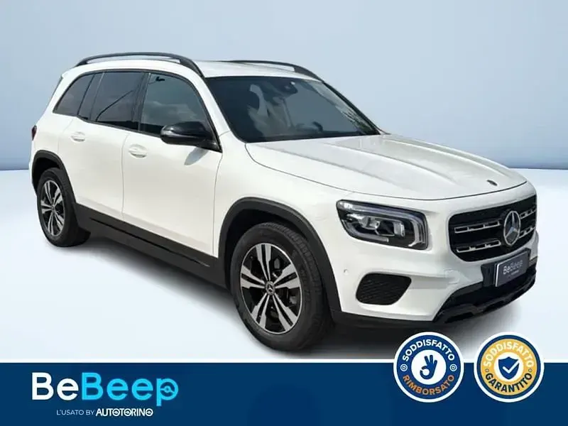Usata Mercedes GLB200 163 CV (119 kW) 2021 Bianco pastello SUV