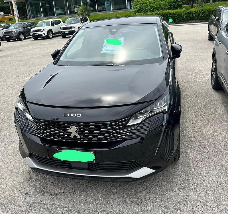 Nero Usata 2022 Peugeot 3008 Allure Tre volumi | 23.999 € - Immagine 1/4