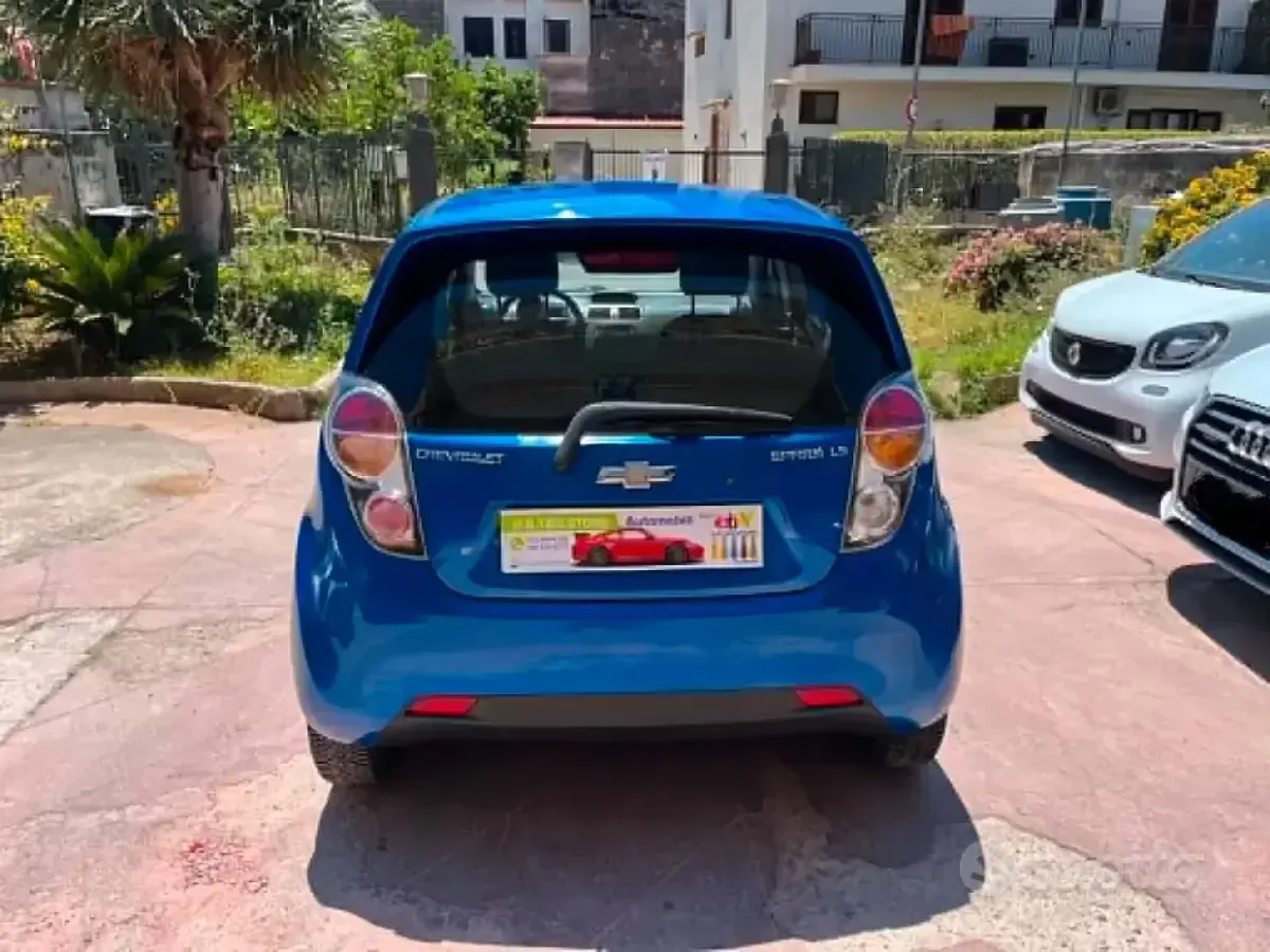 Usata Chevrolet Spark LS 68 CV (50 kW) 2012 Blu Utilitaria
