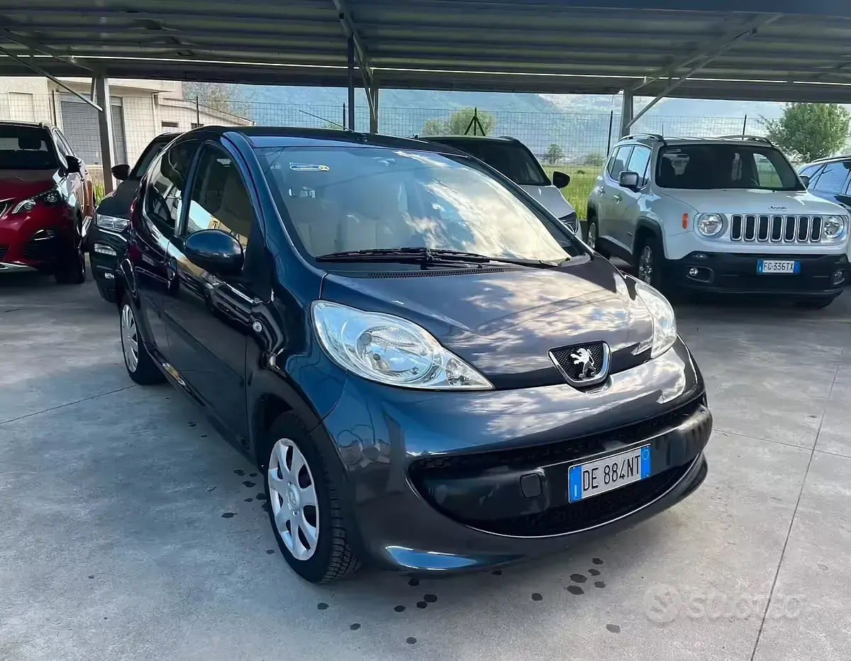 Begagnad Peugeot 107 68 HK (50 kW) 2007 Blå Halvkombi