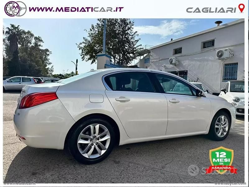 Usata Peugeot 508 Active 112 CV (82 kW) 2012 Bianco Berlina