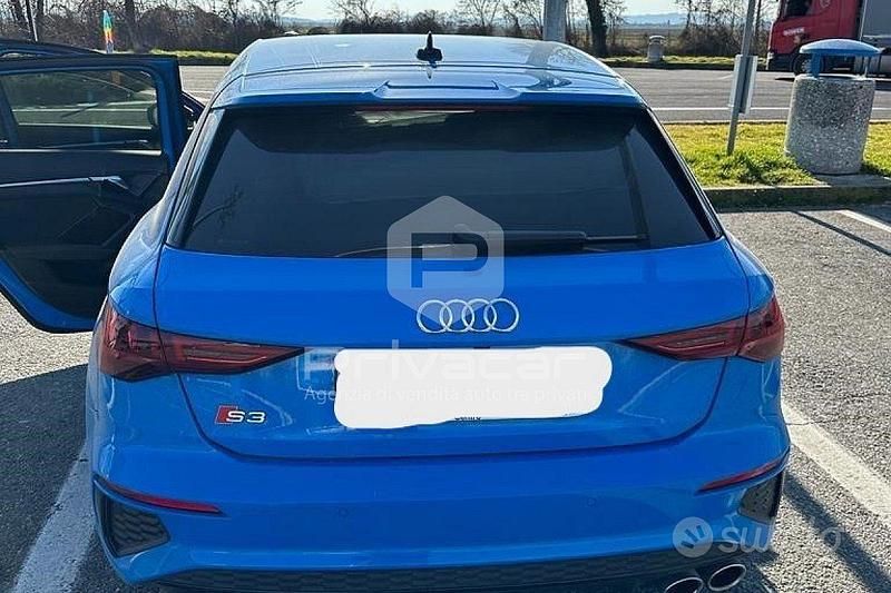 Usata Audi S3 Sportback Comfort 310 CV (228 kW) 2020 Blu Utilitaria