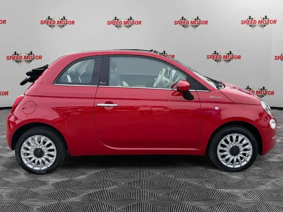 Usata Fiat 500C Dolcevita 69 CV (50 kW) 2022 Rosso Cabrio