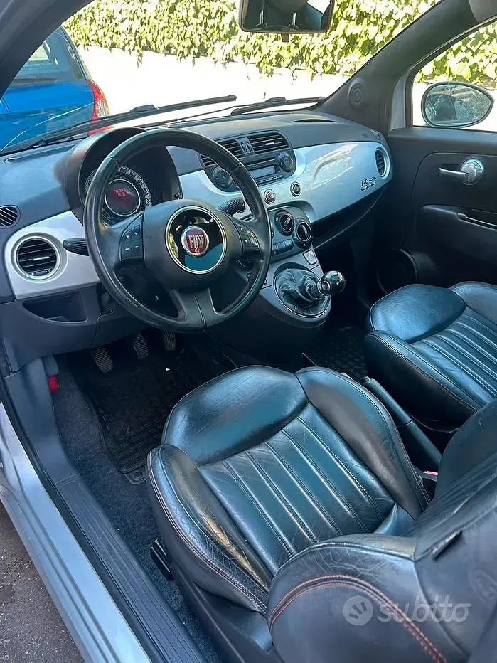 Usata Fiat 500 69 CV (50 kW) 2010 Grigio Berlina