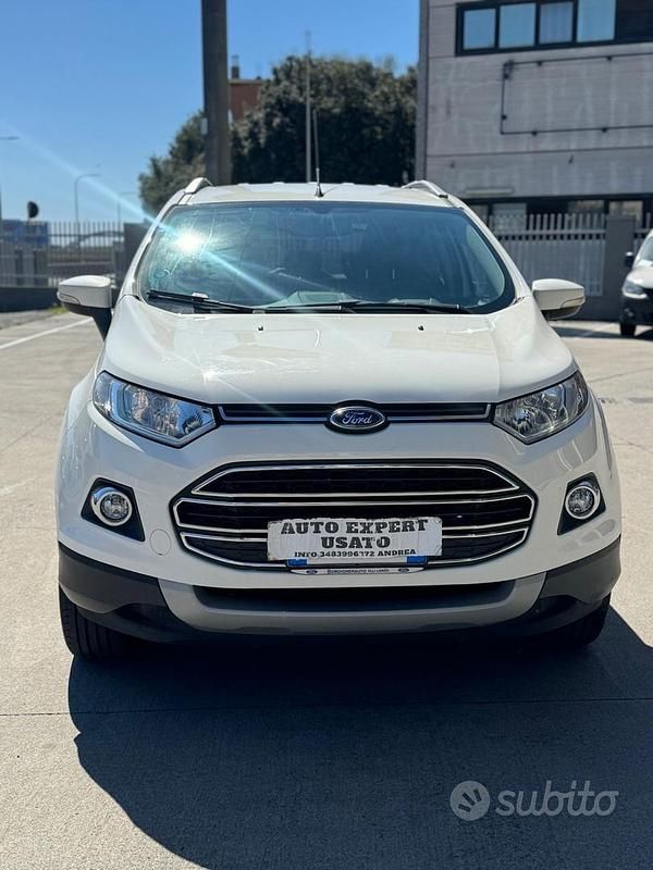 Usata Ford Ecosport Titanium 125 CV (91 kW) 2017 Bianco SUV