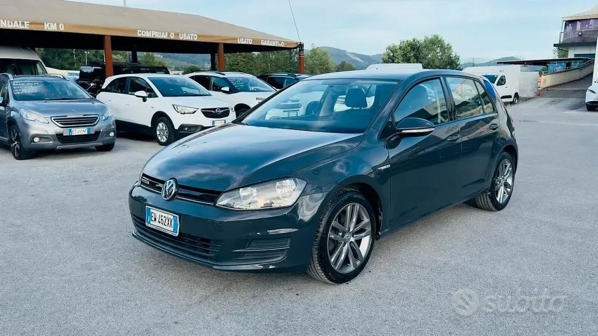 Usata VW Golf VII Highline 110 CV (80 kW) 2014 Nero Berlina