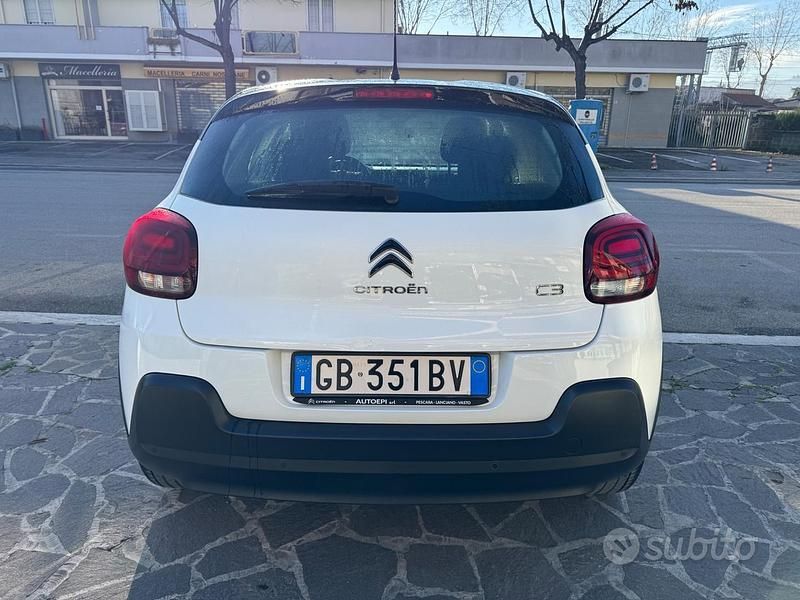 Usata Citroën C3 PureTech 82 CV (60 kW) 2020 Bianco Utilitaria